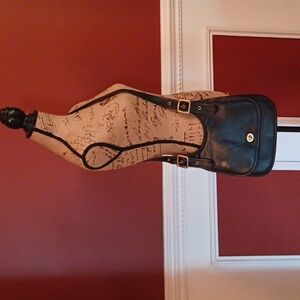 Vintage Coach Saddle Bag - As Is